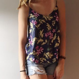 GAP floral tank top